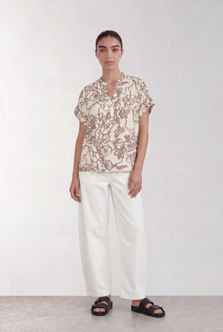 LR-RYA 1 Bluse Lys sand