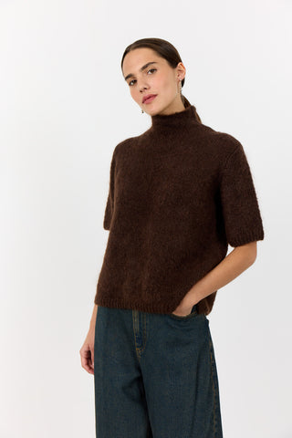 LR-NOREEN 6 Pullover Mørk brun