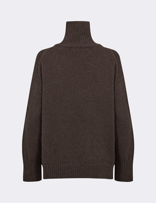 LR-PERLE 3 Pullover Lys brun