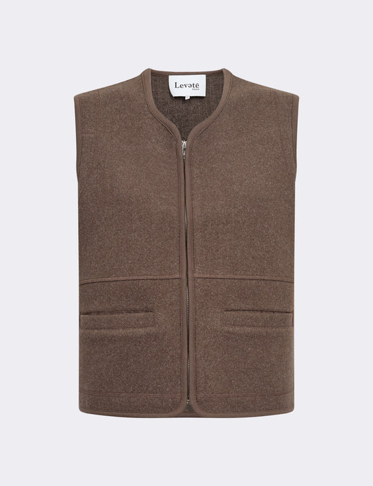 LR-SANNIE 2 Vest Brun