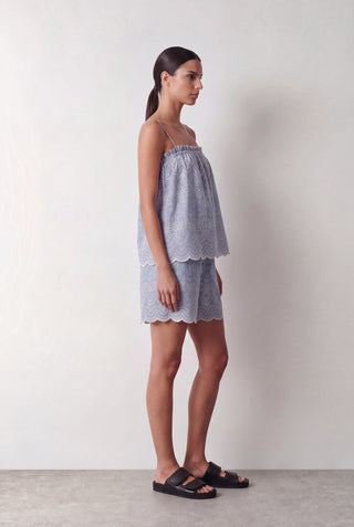 LR-ROSALINA 2 Shorts Blå