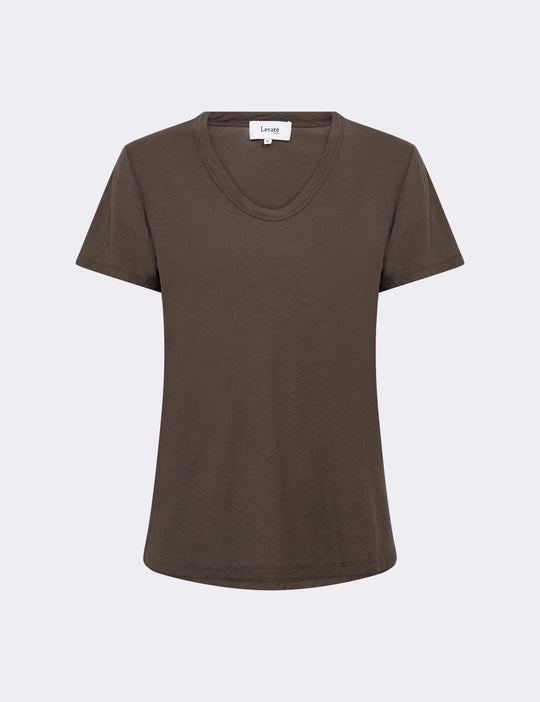 LR-ANY 2 T-shirt Mørk brun