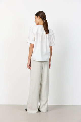 LR-PARKER 1 Bluse Off white