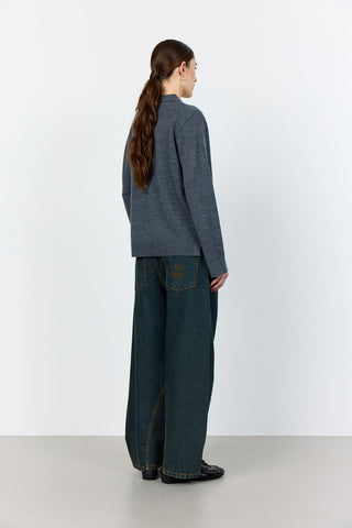 LR-ISMAILA 9 Pullover Mørk grå