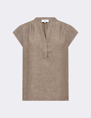 LR-NAJA 19 Bluse Camel