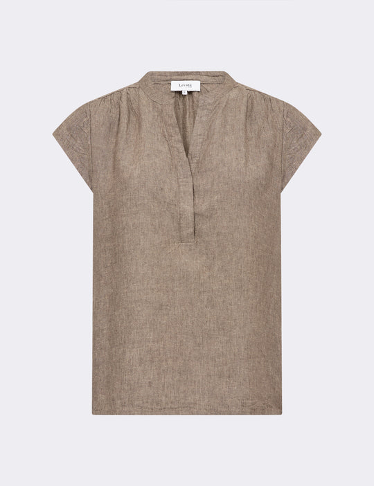 LR-NAJA 19 Bluse Camel