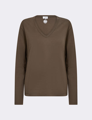 LR-PALOMA 8 T-shirt Mørk brun
