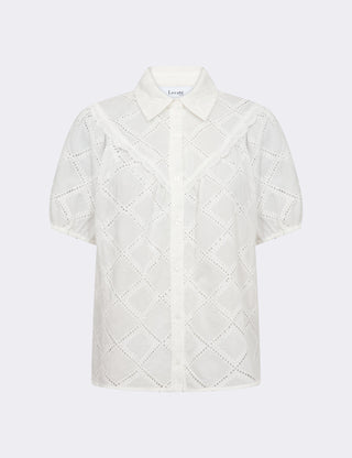 LR-ROW 2 Skjorte Off white