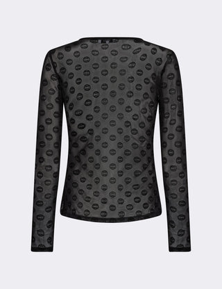 LR-TELA AOP 1 T-shirt Sort