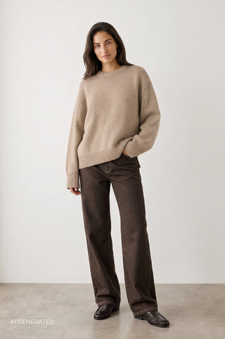 LR-PERLE 1 Pullover Sand