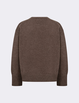 LR-PERLE 1 Pullover Brun