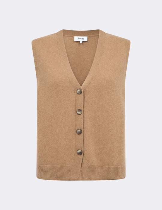 LR-ELOISE 10 Vest Brun