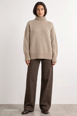 LR-PERLE 3 Pullover Sand