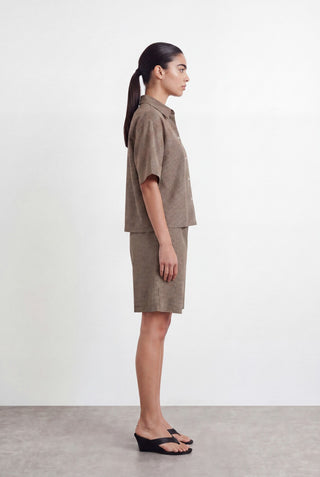 LR-RONIA 1 Skjorte Brun