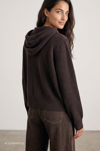 LR-ISMAILA 22 Pullover Mørk brun
