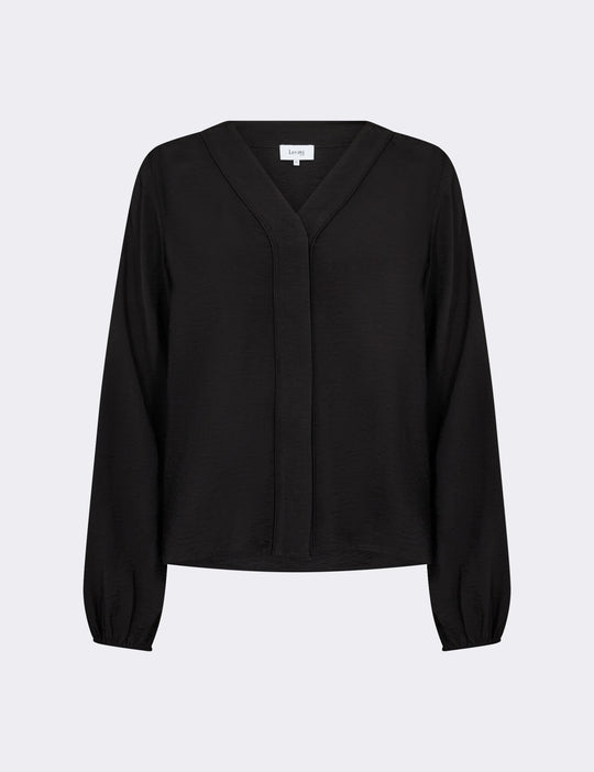 LR-NIKKI 1 Skjorte Sort