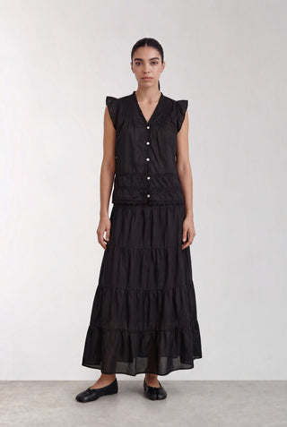 LR-ROSY 2 Bluse Sort