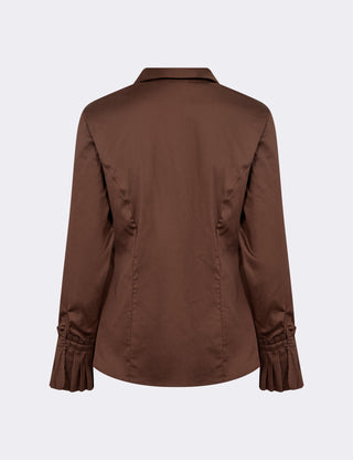 LR-ISLA SOLID 130 Skjorte Brun