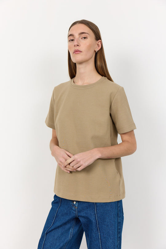 LR-KIS 1 T-shirt Mørk sand