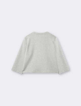 BL-ALONA ART 2 Sweatshirt Lys grå