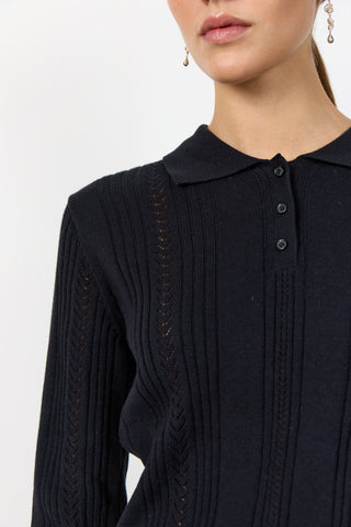 LR-PRIYA 2 Skjorte Sort