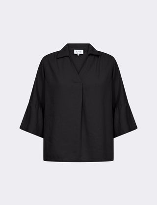 LR-NAJA 53 Bluse Sort