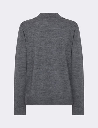 LR-ISMAILA 9 Pullover Mørk grå