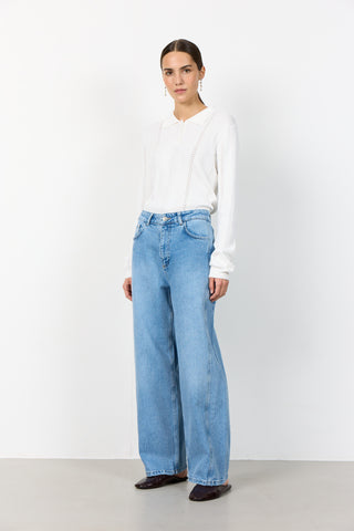 LR-PRIYA 2 Bluse Off white
