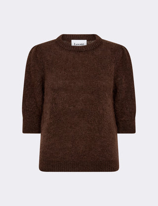 LR-NOREEN 2 Bluse Mørk brun