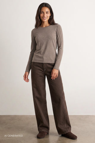 LR-JOSEPHINE 1 T-shirt Brun