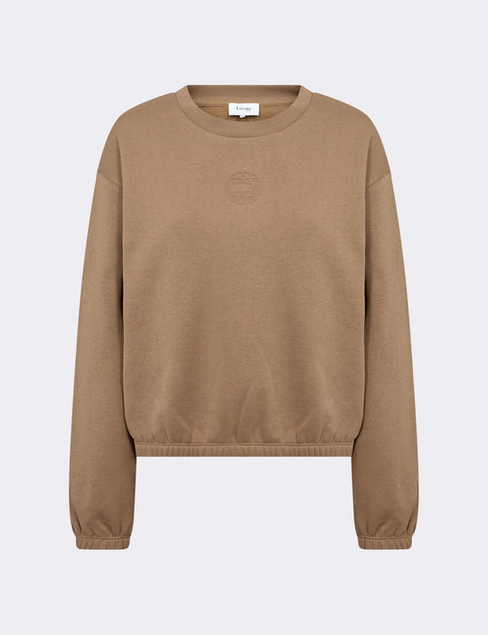LR-NUKA 13 Sweatshirt Lys brun