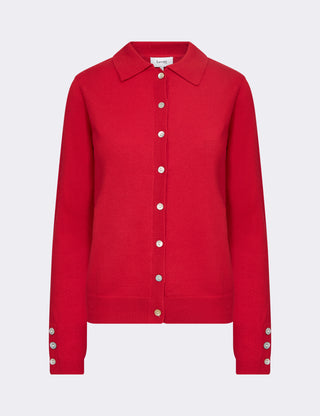 LR-ISMAILA 6 Cardigan Rød