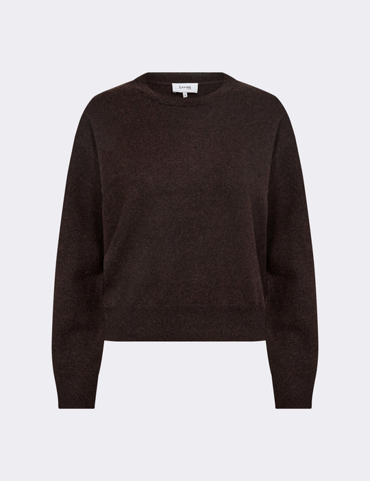 LR-ISMAILA 24 Pullover Mørk brun