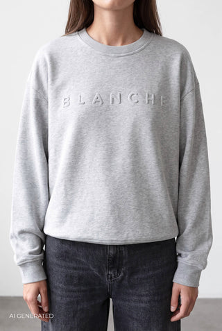 BL-ALESSIA ART 1 Sweatshirt Lys grå
