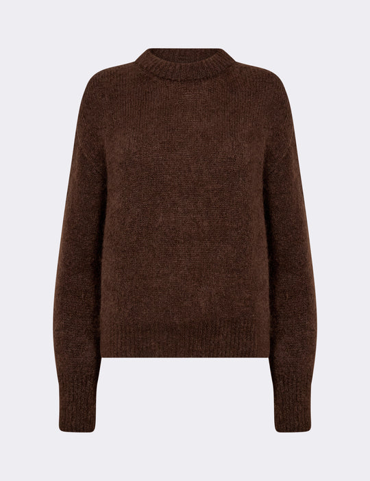 LR-NOREEN 1 Pullover Mørk brun