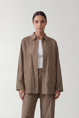 LR-ROSE 2 Skjorte Brun