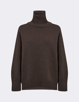 LR-PERLE 3 Pullover Lys brun