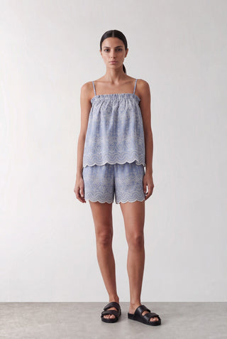 LR-ROSALINA 2 Shorts Blå