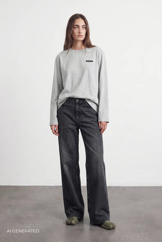 BL-ALONA ART 2 Sweatshirt Lys grå