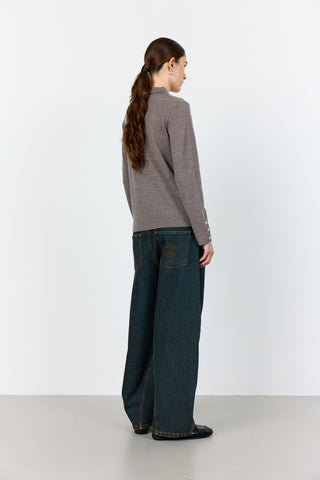 LR-ISMAILA 6 Pullover Lys brun