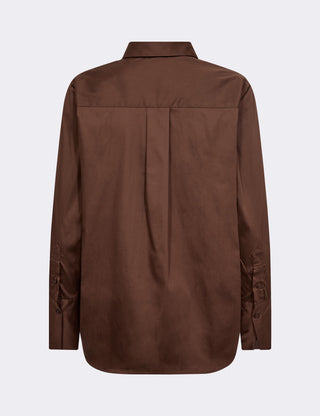 LR-ISLA SOLID 7 Skjorte Brun