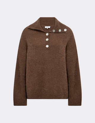 LR-NOREEN 10 Pullover Brun