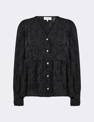 LR-OVETTE 1 Bluse Sort
