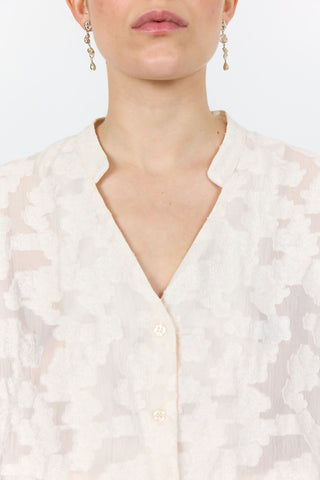 LR-NOVELLE 2 Bluse Off white