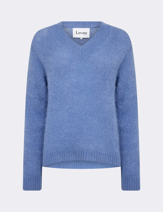 LR-NOREEN 3 Pullover Lyseblå