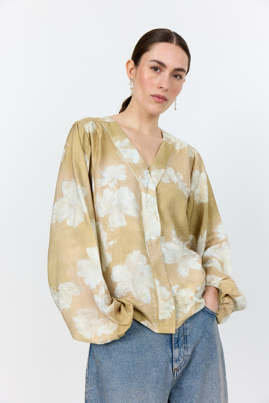 LR-NIKKI 1 Skjorte Mørk sand