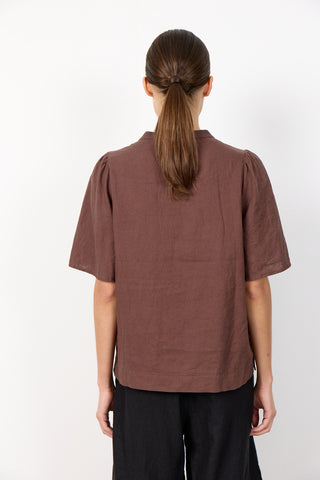 LR-NAJA 32 Bluse Brun