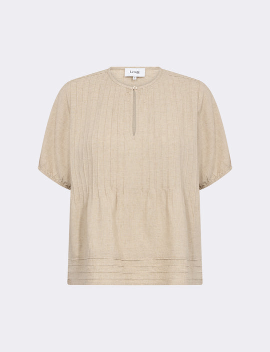 LR-NAJA 54 Bluse Lys sand