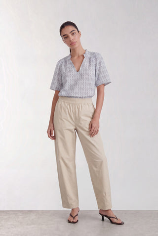 LR-RITTO 1 Bluse Lyseblå