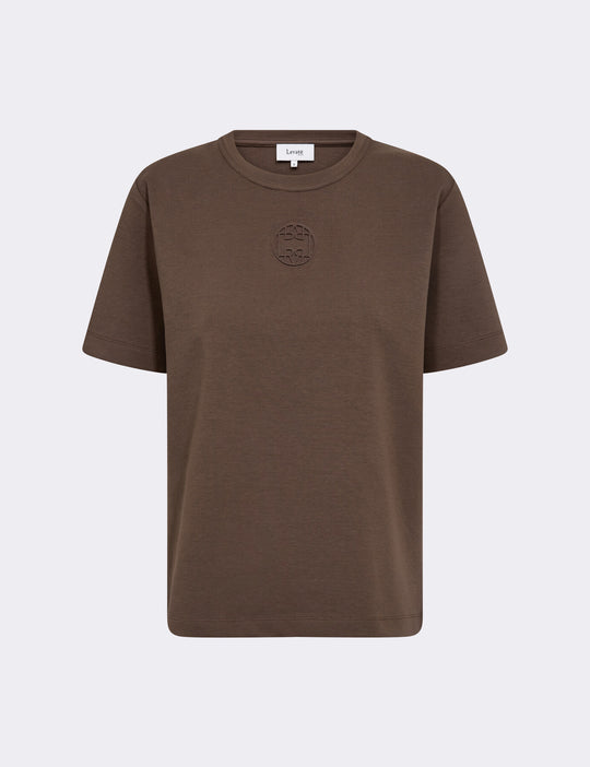 LR-KIS 7 T-shirt Mørk brun